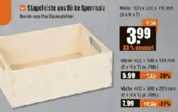 V Baumarkt Stapelkiste aus Birke Sperrholz Angebot