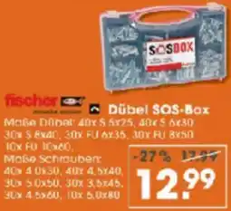 V Baumarkt fischer Dübel SOS-Box Angebot