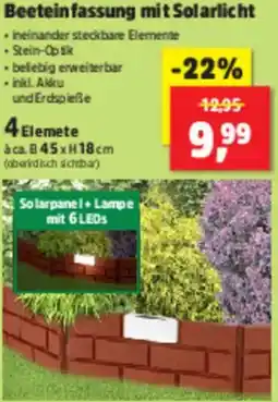 Thomas Philipps Beeteinfassung mit Solarlicht Angebot