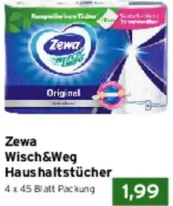 CAP Markt Zewa Wisch&Weg Haushaltstücher Angebot