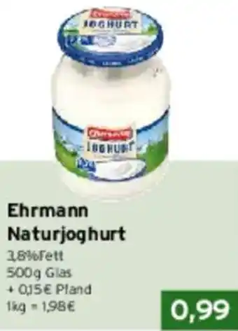 CAP Markt Ehrmann Naturjoghurt Angebot