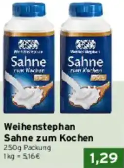 CAP Markt Weihenstephan Sahne zum Kochen Angebot