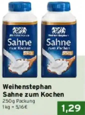 CAP Markt Weihenstephan Sahne zum Kochen Angebot