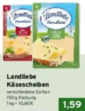 CAP Markt Landliebe Käsescheiben Angebot