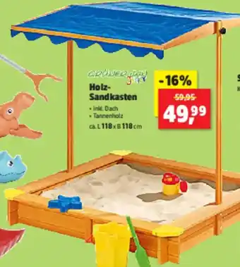 Thomas Philipps Grüner Jan Junior Holz Sandkasten Angebot