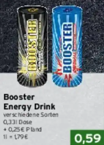 CAP Markt Booster Energy Drink Angebot