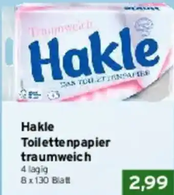 CAP Markt Hakle Toilettenpapier traumweich Angebot