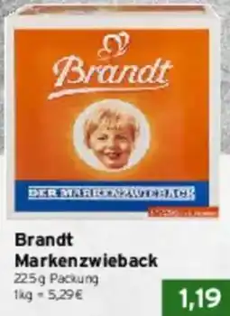 CAP Markt Brandt Markenzwieback Angebot