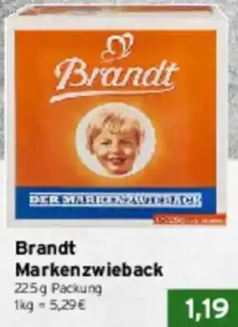 CAP Markt Brandt Markenzwieback Angebot