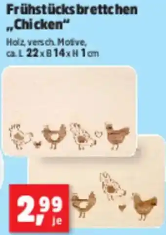 Thomas Philipps Frühstücksbrettchen ,,Chicken" Angebot