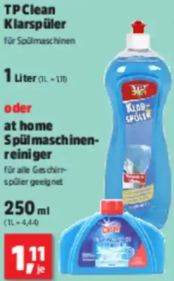 Thomas Philipps TP Clean Klarspüler oder at home Spülmaschinenreiniger Angebot