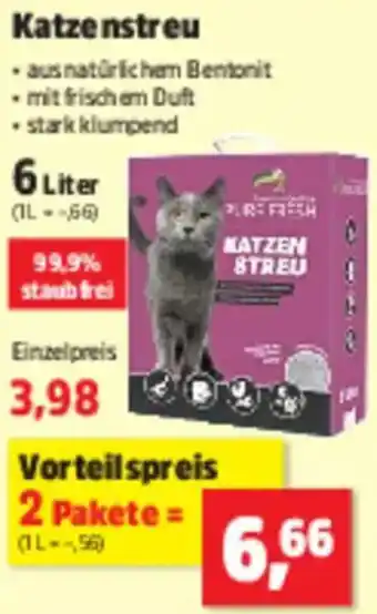 Thomas Philipps Katzenstreu Angebot