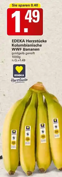 WEZ EDEKA Herzstücke Kolumbianische WWF Bananen Angebot