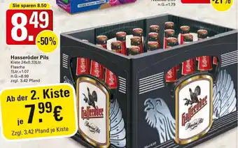 WEZ Hasseröder Pils Angebot