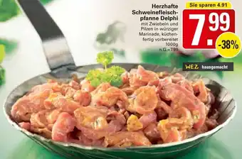 WEZ Herzhafte Schweinefleischpfanne Delphi Angebot