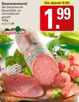 WEZ Bauern Gut Sommerwurst Angebot