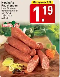 WEZ Bauern Gut Herzhafte Rauchenden Angebot