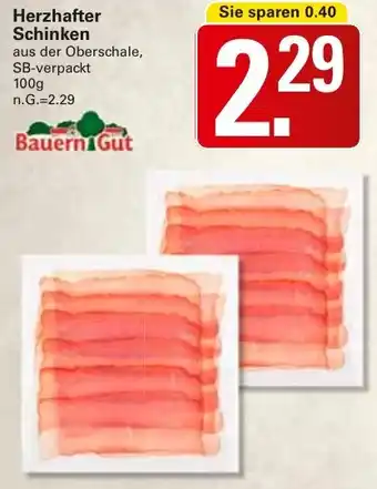 WEZ Bauern Gut Herzhafter Schinken Angebot