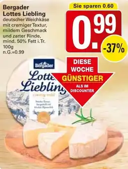 WEZ Bergader Lottes Liebling Angebot