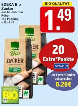 WEZ EDEKA Bio Zucker Angebot