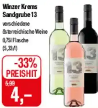 Feneberg Winzer Krems Sandgrube 13 Angebot