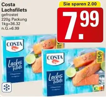 WEZ Costa Lachsfilets Angebot