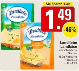 WEZ Landliebe Landkäse Angebot