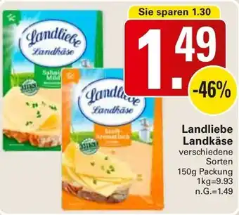 WEZ Landliebe Landkäse Angebot