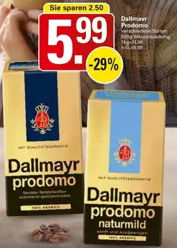 WEZ Dallmayr Prodomo Angebot