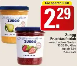 WEZ Zuegg Fruchtaufstrich Angebot