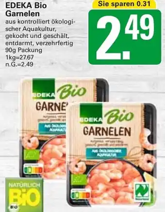 WEZ EDEKA Bio Garnelen Angebot