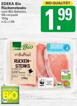 WEZ EDEKA Bio Rückensteaks Angebot