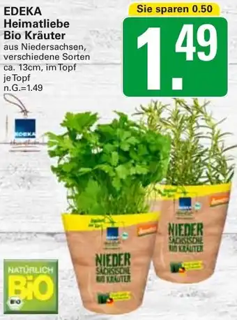 WEZ EDEKA Heimatliebe Bio Kräuter Angebot