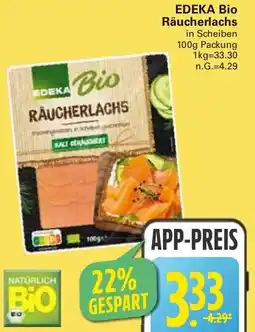 WEZ EDEKA Bio Räucherlachs Angebot