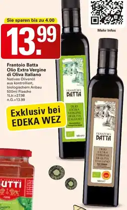 WEZ Frantoio Batta Olio Extra Vergine di Oliva Italiano Angebot