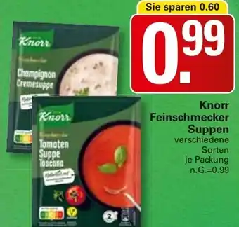 WEZ Knorr Feinschmecker Suppen Angebot