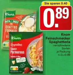 WEZ Knorr Feinschmecker Spaghetteria Angebot