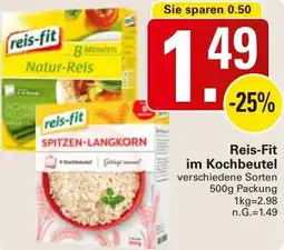 WEZ Reis-Fit im Kochbeutel Angebot