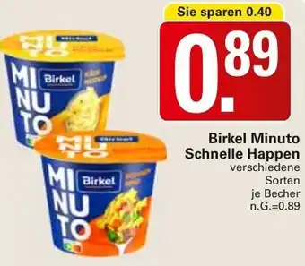 WEZ Birkel Minuto Schnelle Happen Angebot