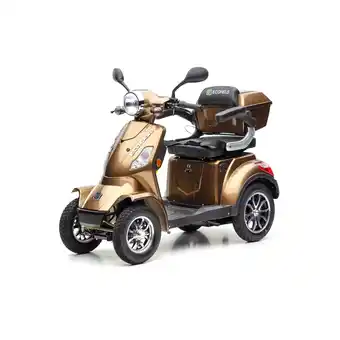 Netto Marken-Discount ECONELO J 4000 Vierrad-Elektroroller, bronze mit herausnehmbarem Lithium Akku Angebot