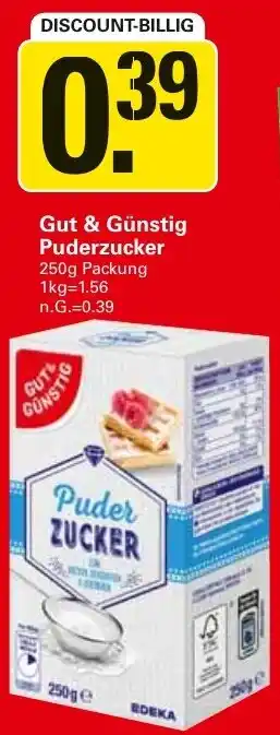 WEZ Gut & Günstig Puderzucker Angebot