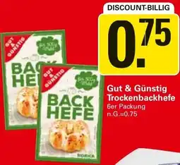 WEZ Gut & Günstig Trockenbackhefe Angebot