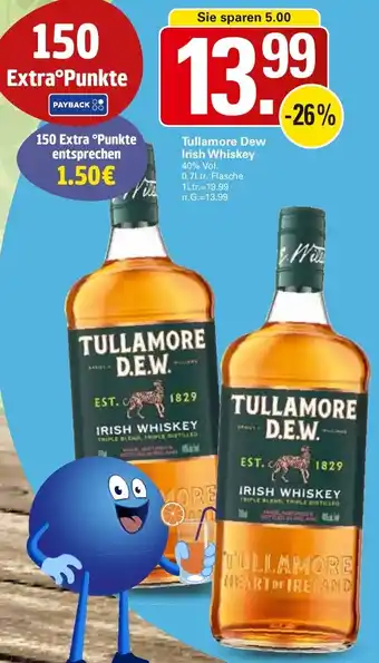 WEZ Tullamore Dew Irish Whiskey Angebot