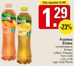 WEZ Fuzetea Eistee Angebot