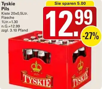 WEZ Tyskie Pils Angebot