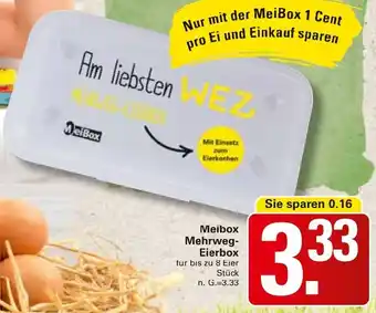 WEZ Meibox Mehrweg Eierbox Angebot