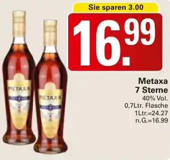 WEZ Metaxa 7 Sterne Angebot