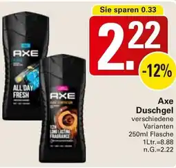 WEZ Axe Duschgel Angebot