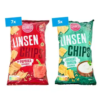 Netto Marken-Discount Clarkys Linsenchips 90 g, verschiedene Sorten, 12er Pack Angebot