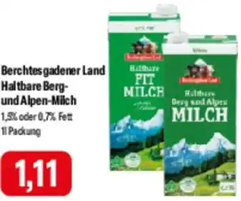 Feneberg Berchtesgadener Land Haltbare Berg- und Alpen-Milch Angebot